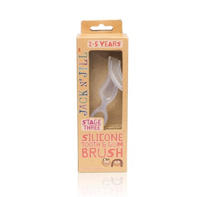 Silicone Tooth & Gum Brush, Jack N Jill Stage 3 (2-5 years)