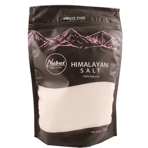 Nabat Organic Himalayan White Salt Fine 1Kg