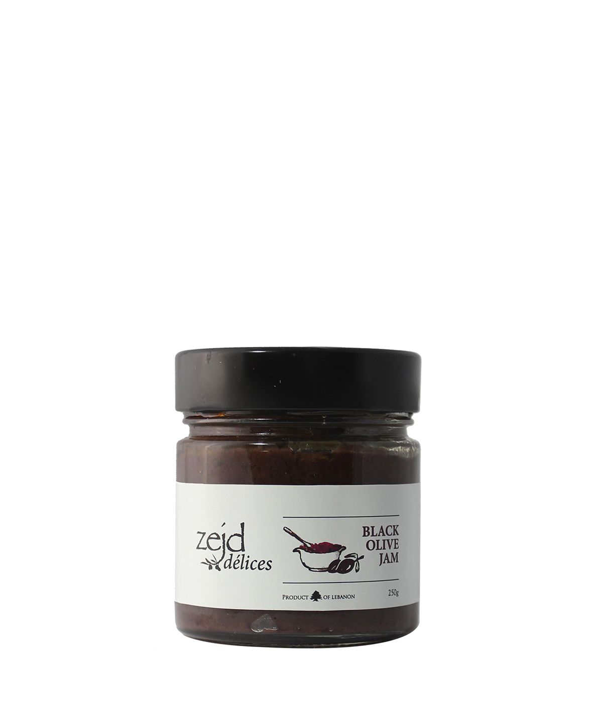 House of Zejd Black Olive Jam 220g