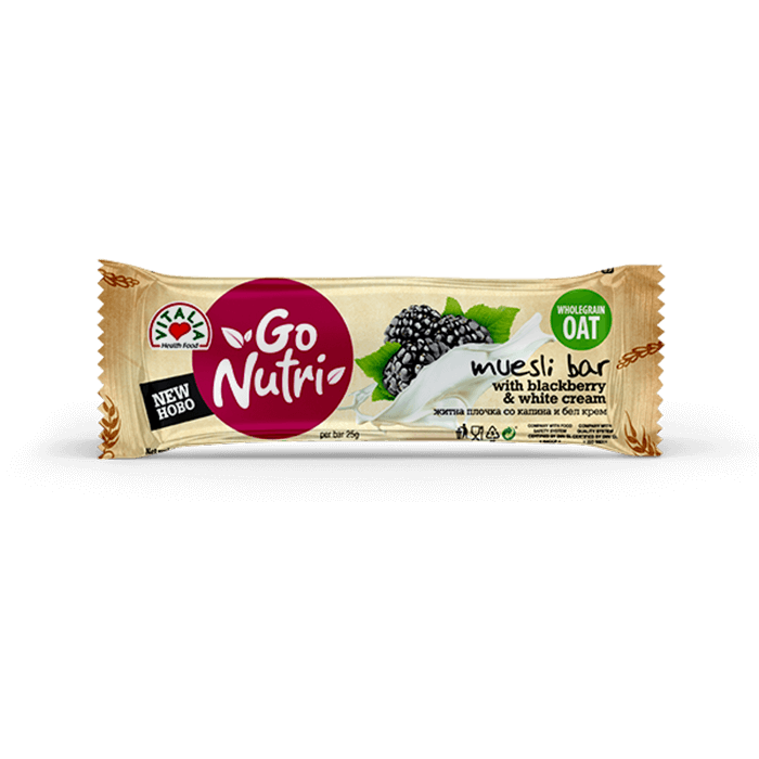 Go Nutri Bar Blackberry White Cream (25g)