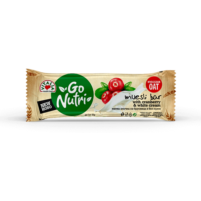 Go Nutri Bar Cranberry White Cream (25g)