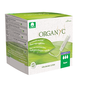 Super Organic Cotton Compact Applicator Tampons