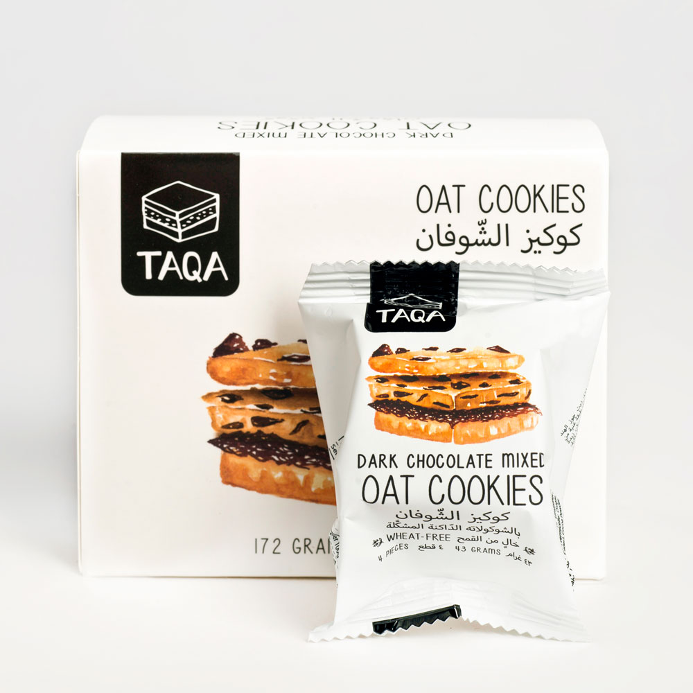 TAQA - Oat Dark Chocolate Cookies Mixed