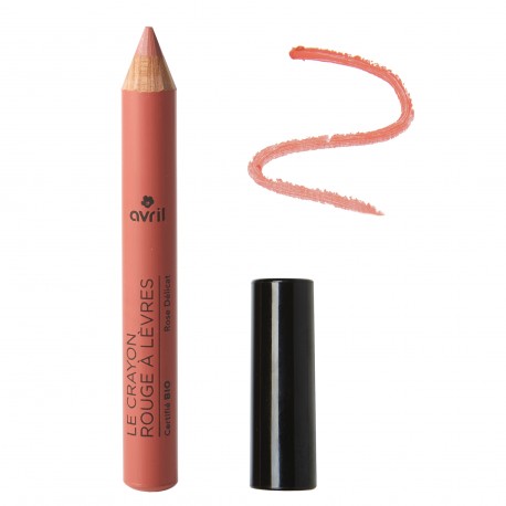 Avril Organic Delicate Pink Lipstick Pencil Certified