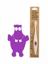 Jack N Jill Bio Toothbrush (TM) Compostable & Biodegradable Handle HIPPO
